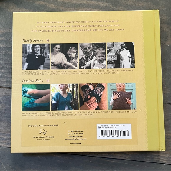 My Grandmother's Knitting Hardcover Book: Family Stories and Inspired Knits - Picture 3 of 4